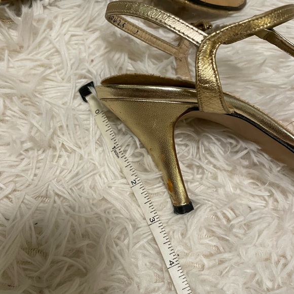 Vintage gold heeled shoes - Picture 9 of 11